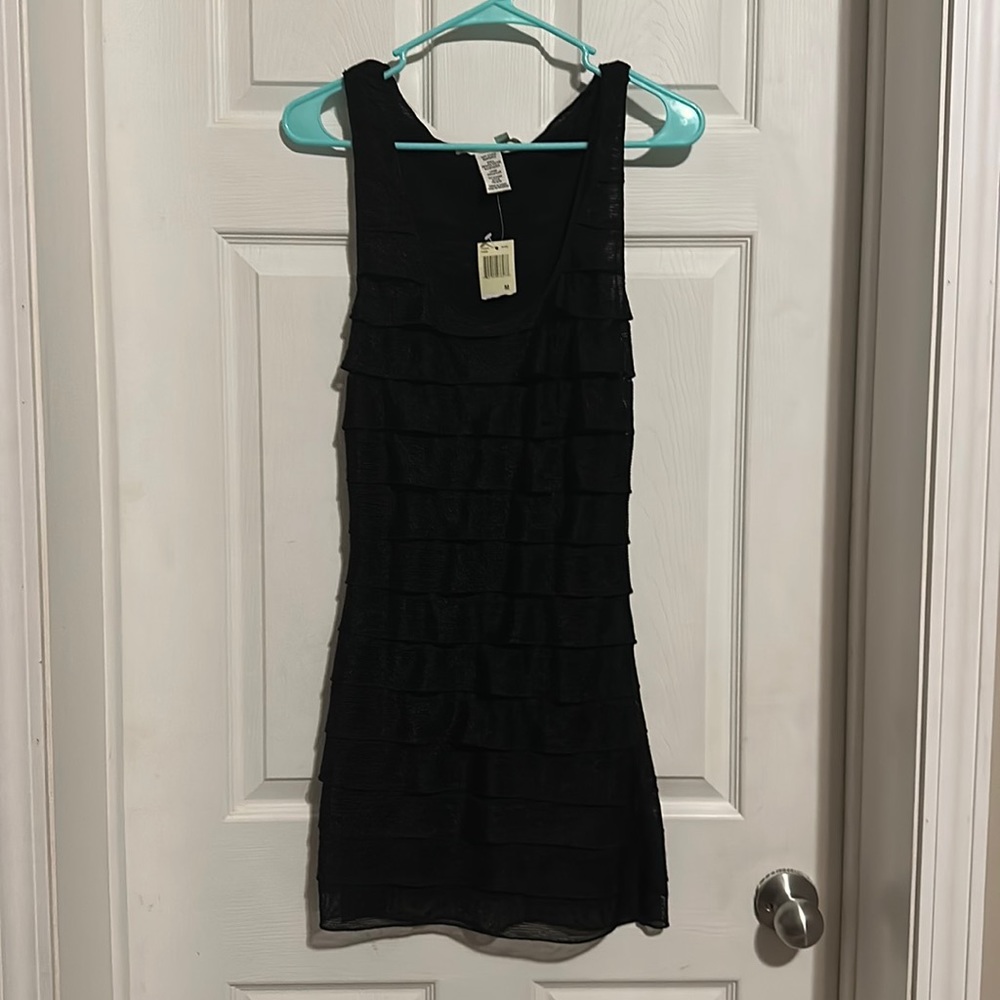Black max studio mini dress size medium